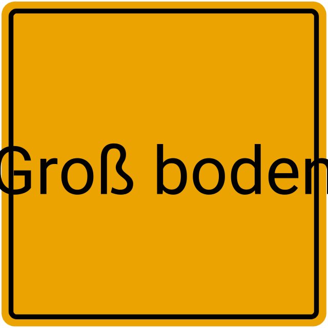 Meldebestätigung Groß Boden